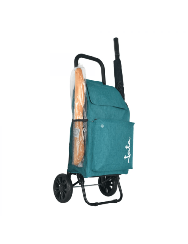 JATA CARRO COMPRA HACAR-2563 2 RUEDAS AZUL
