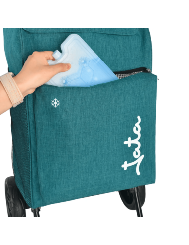 JATA CARRO COMPRA HACAR-2563 2 RUEDAS AZUL