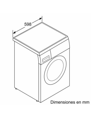 LAVADORA BALAY 3TS384XT 8KG 1400RPM A INOX