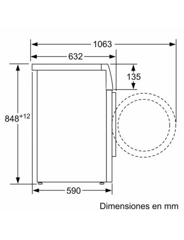 lavadora secadora Balay 3TW9105BD 10,5/6 kg 1400 rpm Blanco Carga Frontal AutoDosificación Clase A/D