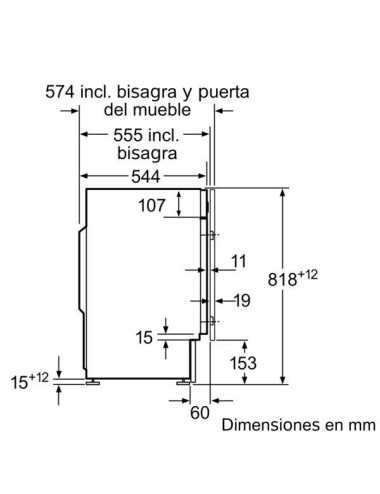 Balay Lavadora Integrable 3TI987B 8 kg 1400 Rpm Blanca Clase C