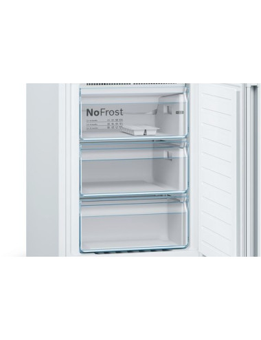 Bosch Frigorífico Combi KGN39VWEB Blanco Total NoFrost 368L Clase E