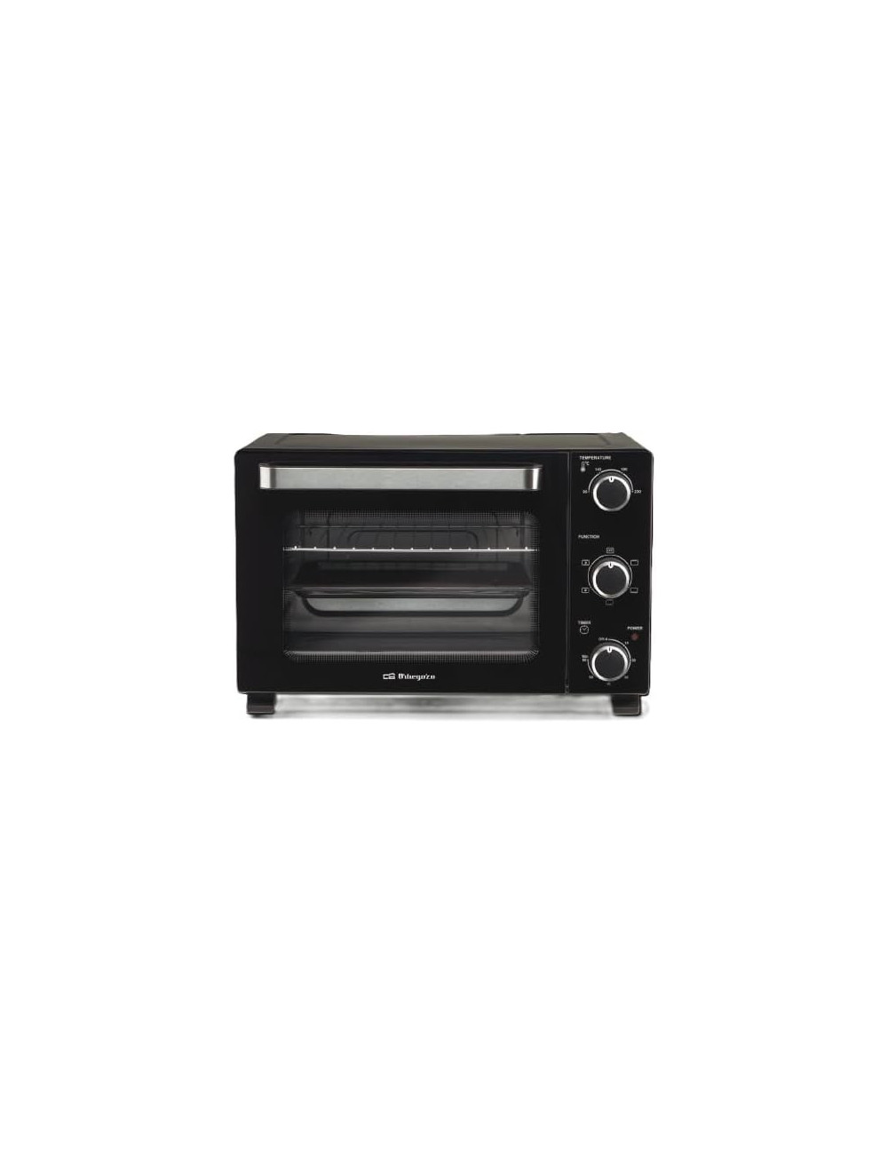 ORBEGOZO HORNO ELECTRICO HOT-280 28L. 1500w NEGRO CONVECCION
