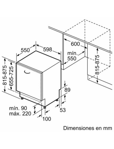 Balay Lavavajillas 3VF6360SA 13 Servicios 60 cm Acero Inoxidable Home Connect Clase D