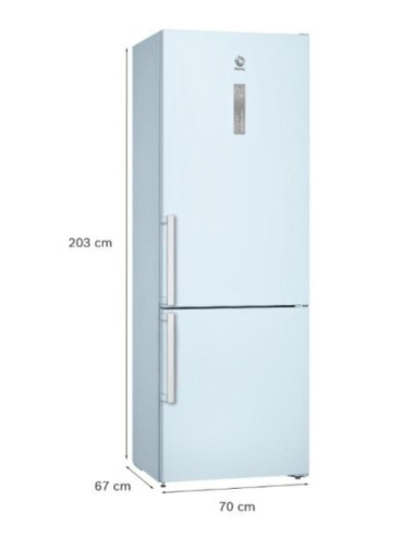 Balay Frigorífico Combi 3KFE777WE 438 L No Frost Blanco 203 cm ExtraFresh Clase E