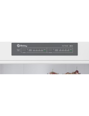 Balay Frigorífico Combi 3KFD553XI 308 L No Frost Acero Antihuellas 176 cm Clase D