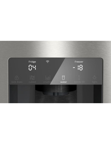 Balay Frigorífico Americano 3KME598XI 368 L No Frost Acero Antihuellas 186 cm Clase D