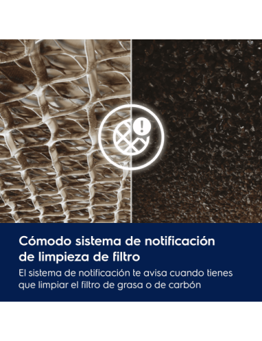 Electrolux Campana Integrada LFP519X Serie 500 ExtractionTech Inox 90 cm 500 m³/h Clase C