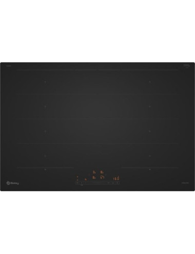 Placa Inducción Balay 3EB980MH Flex Inducción 80 cm Negro Mate 4 Zonas Control Táctil