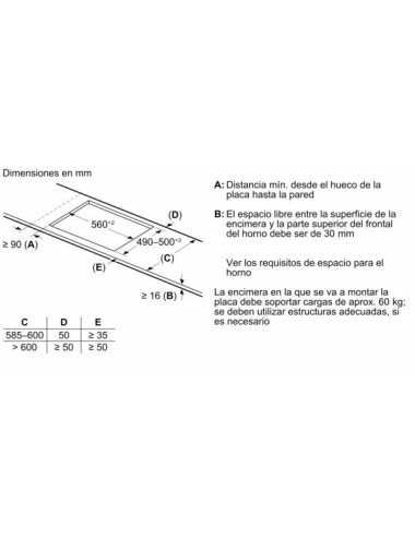 Placa Inducción Balay 3EB977LH 70 cm Negra 3 Zonas Táctil Encastrable 7400 W Home Connect