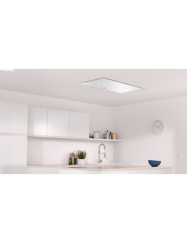 Balay Campana techo 3be296abc 90 cm Cristal Blanco 734 m³/h Sensor Placa‑Campana Clase B