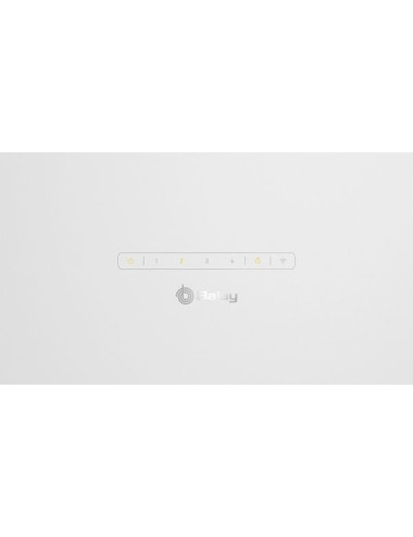 Balay Campana 3BC587GBH Decorativa Pared 80 cm Cristal Blanco 4 Velocidades A+