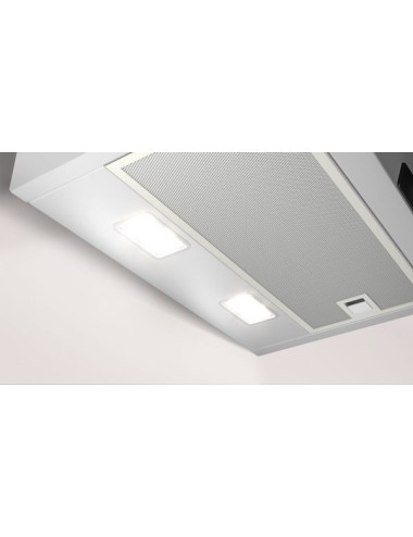 Balay Campana 3BC587GBH Decorativa Pared 80 cm Cristal Blanco 4 Velocidades A+