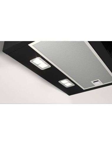 Balay 3BC567GNH Campana decorativa 60 cm Negra Cristal ExtraSilencio A+