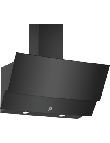 Balay 3BC585GB Campana Decorativa 80 cm Cristal Negro 3 Velocidades LED Clase C