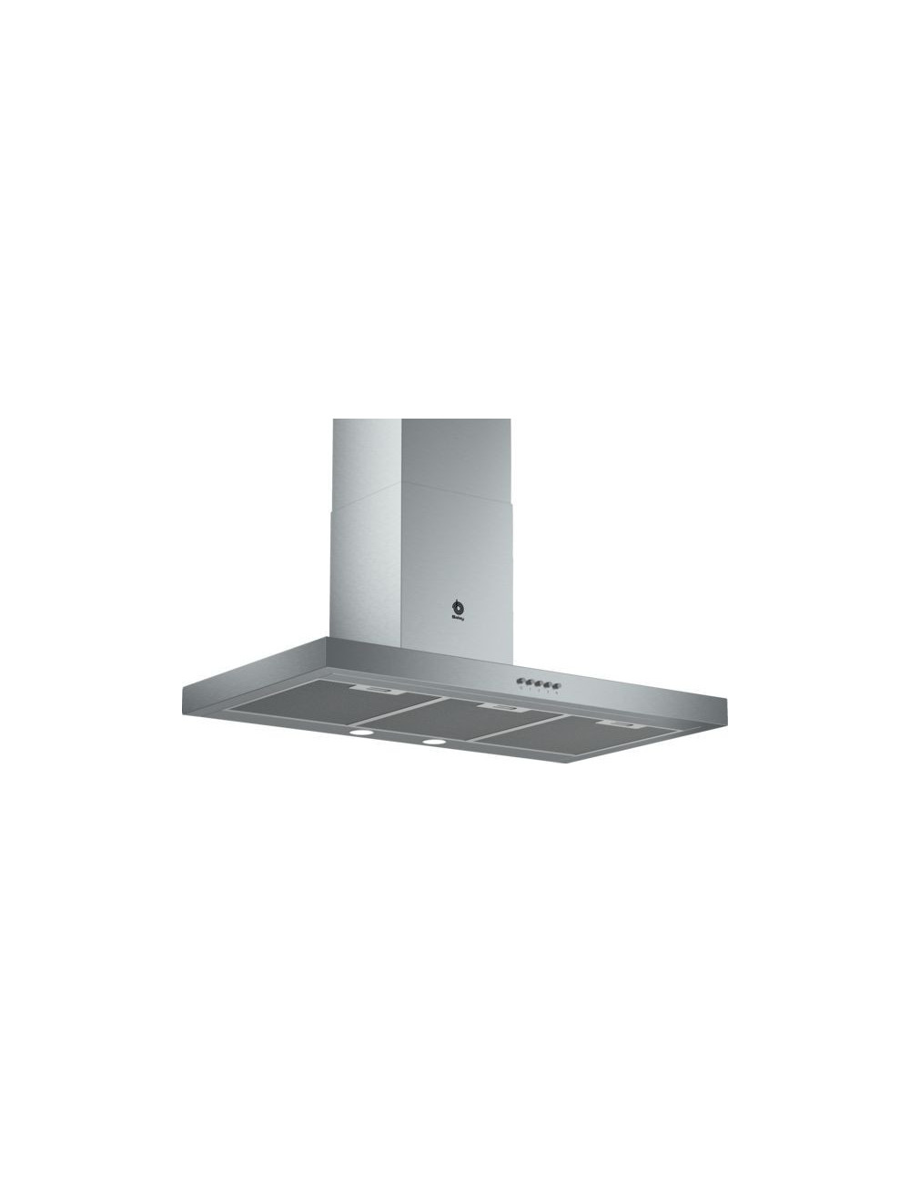 Balay Campana Decorativa 3BC095MX 90 cm Inox 527 m³/h LED Clase D Pared