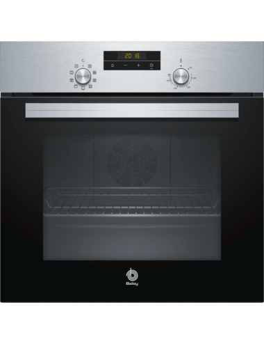 Balay Horno 3HB2031X0 Multifunción 60cm Acero Inox 66L Clase A Horas Confort