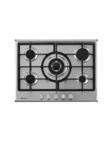 Encimera Meirele.5G.AE.WOK-MG4755X Placa Gas MG4755 X 70 cm Inox 5 Quemadores Wok Encendido Electrónico