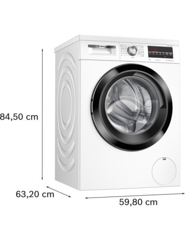 BOSCH LAVADORA WUU-28T68ES FRO/9KG/1400 RPM/CLASE A