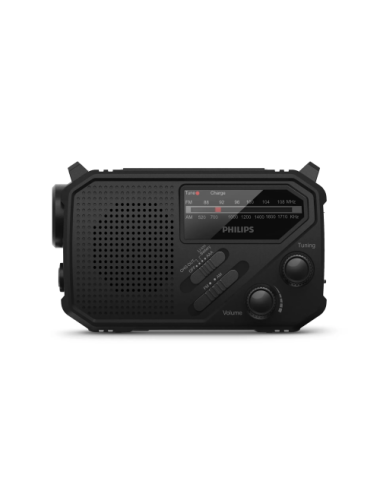 PHILIPS RADIO TAR-1609 PORTATIL RECARGABLE NEGRA