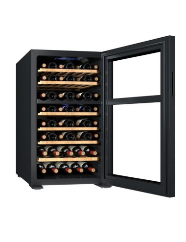 Meireles Vinoteca Libre Instalación MVT DUO 52 Garrafas 131L Negro