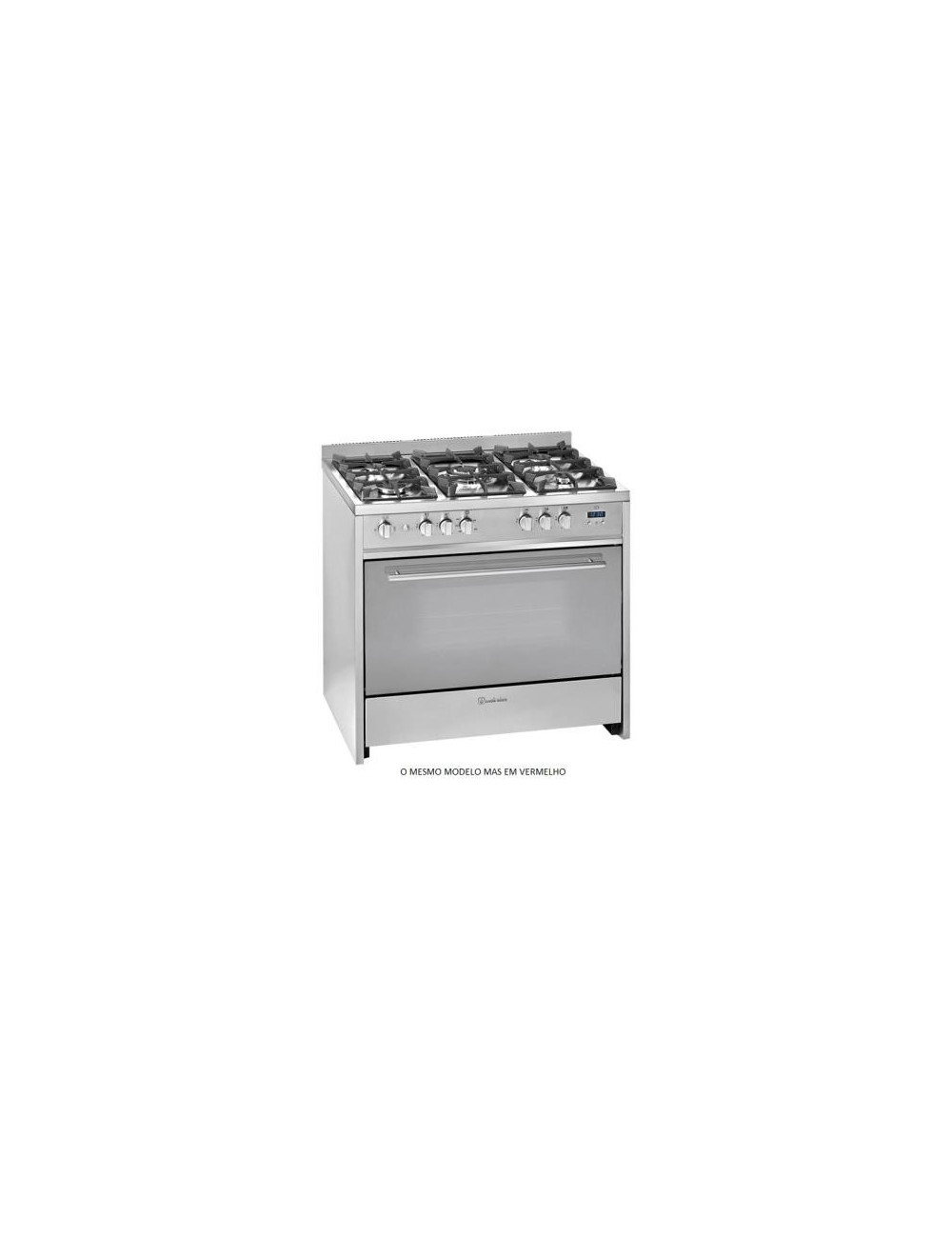 Meireles G 910 R NAT Cocina de Gas 5 zonas Cocción roja 5 Quemadores Gas Horno 114 L Rojo Clase A