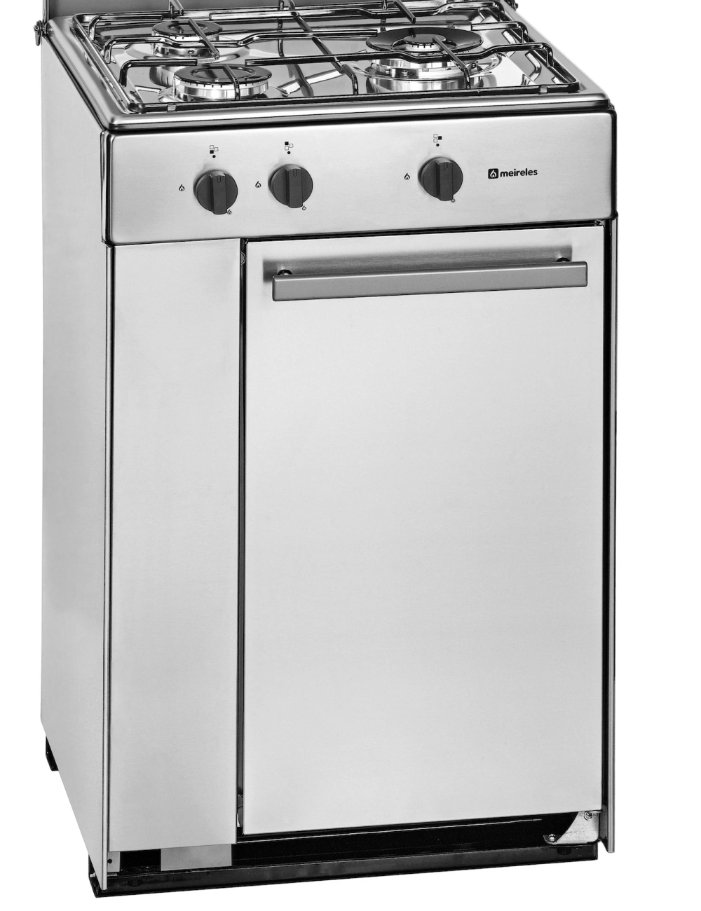 Meireles Cocina Gas 5302 DV TE X 3 Quemadores Horno 55L Inox Clase A