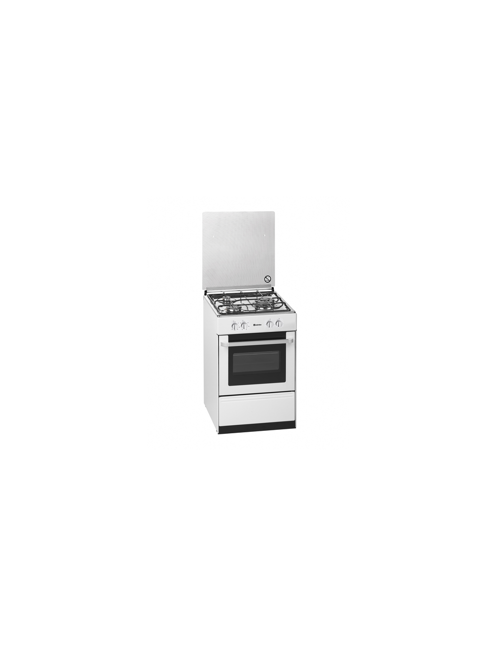 Meireles Cocina Mixta G 1530 DV W1 5 Quemadores Gas Horno Eléctrico 121L Blanco 90cm Clase A