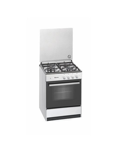 Meireles Cocina Gas G 540 W NAT 4 Quemadores Horno Eléctrico Blanco Clase A