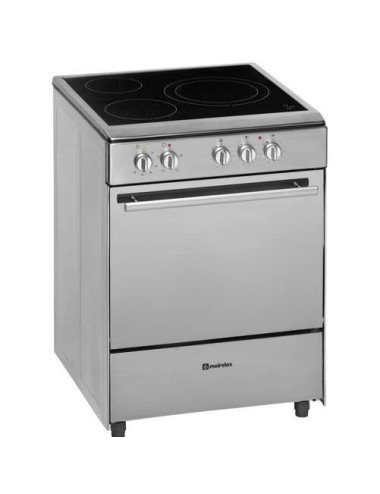 Meireles Cocina Gas G 603 W ST 4 Quemadores Horno Gas 50cm Blanco Clase A