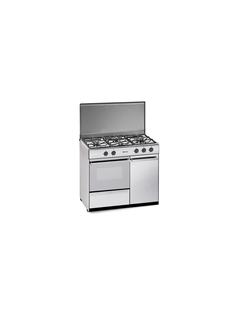 Meireles Cocina Gas G 2940 V TE X 2 Quemadores Sobremesa Inox