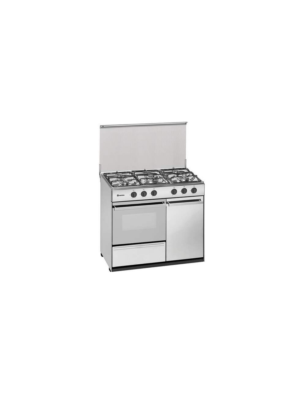 Meireles Cocina Gas G 2950 DV TE X 3 Quemadores Sobremesa Inox