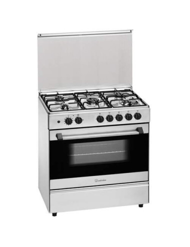 Meireles Cocina Gas G 801 X ST 4 Quemadores Horno Gas Inox 80cm Clase A
