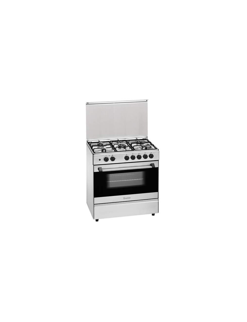 Meireles Cocina Gas G 801 X ST 4 Quemadores Horno Gas Inox 80cm Clase A