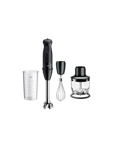 BRAUN BATIDORA MQ-50202MBK 1000W NEGRA + ACCESORIOS