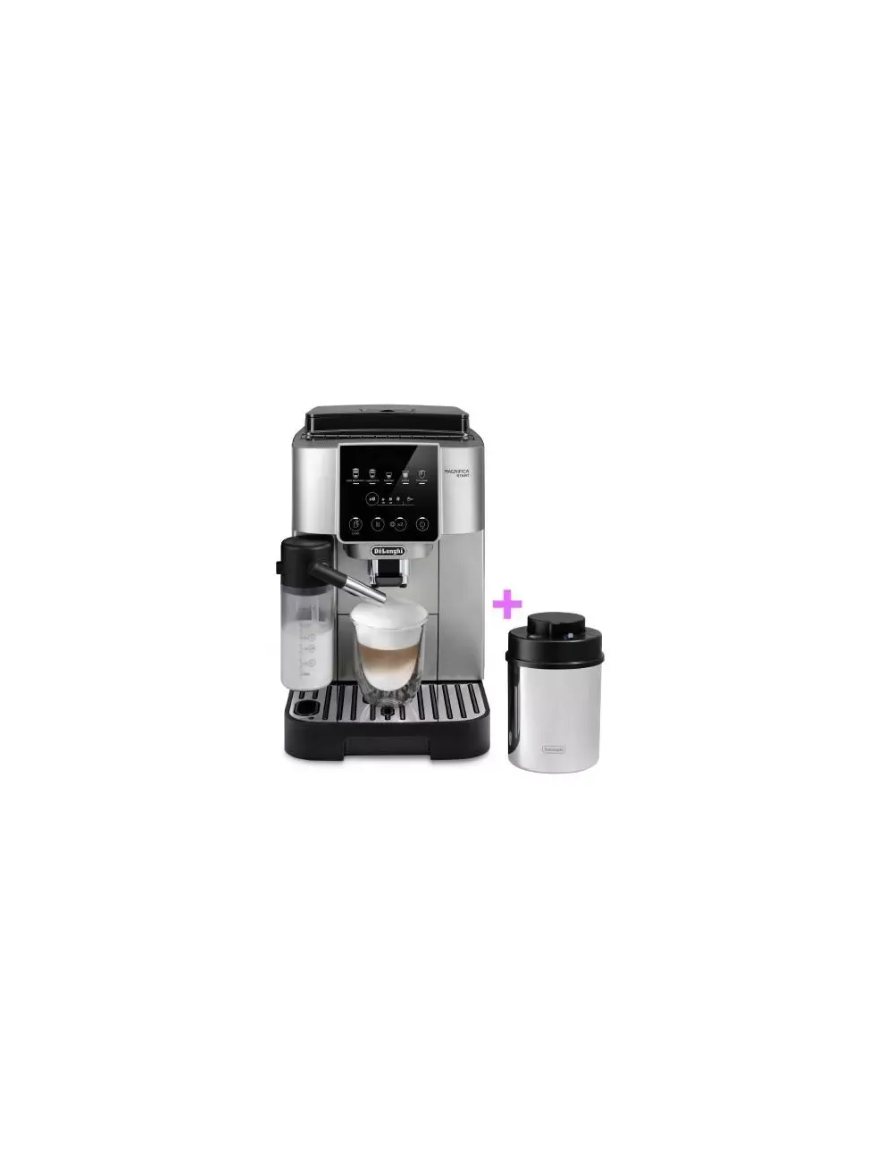 DELONGHI CAFETERA SUPERAUTOMATICA ECAM220.80.SB +RECIPIENTE CAFE AL VACIO DLSC063