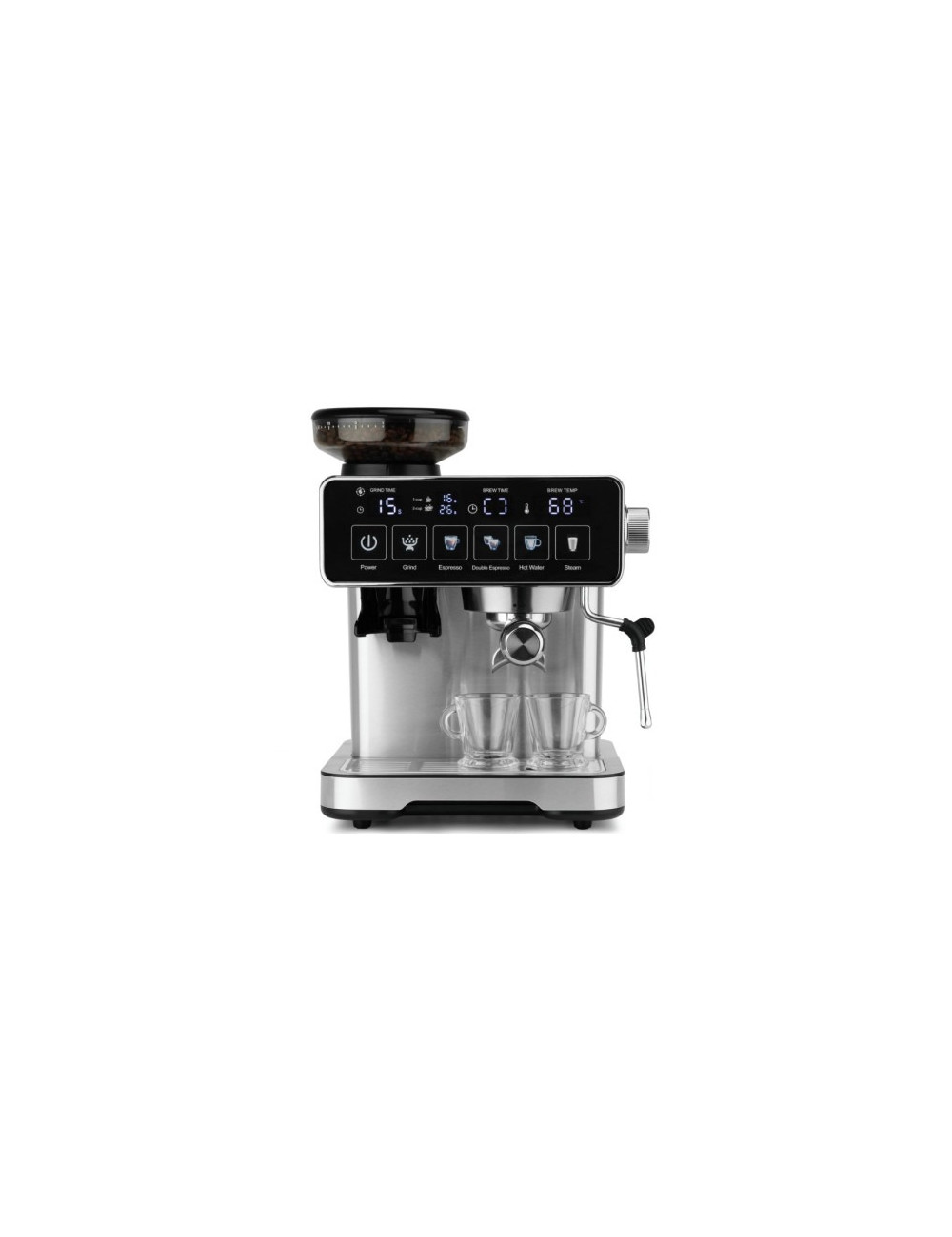 ORBEGOZO CAFETERA EX-8000 ESPRESSO CON MOLINILLO SEMI AUTOMATICA 20 Bar